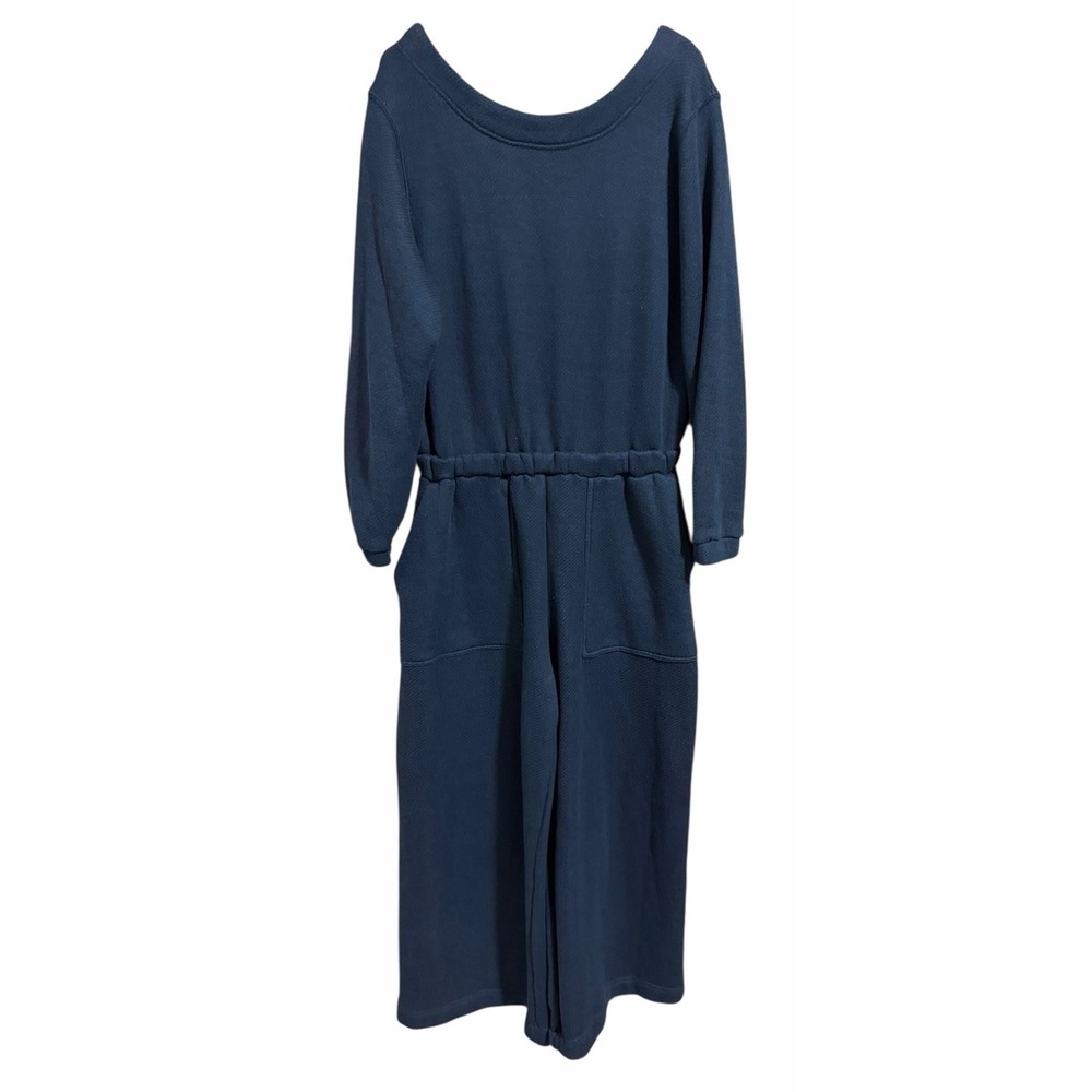 Free‎ People Beach Darla One Piece Jumpsuit Navy Blue Women's Size Medium